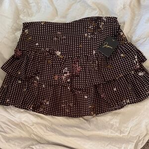 FINAL MARKDOWN 🎉 Easter Tiered Trendy Ruffle Floral Skirt